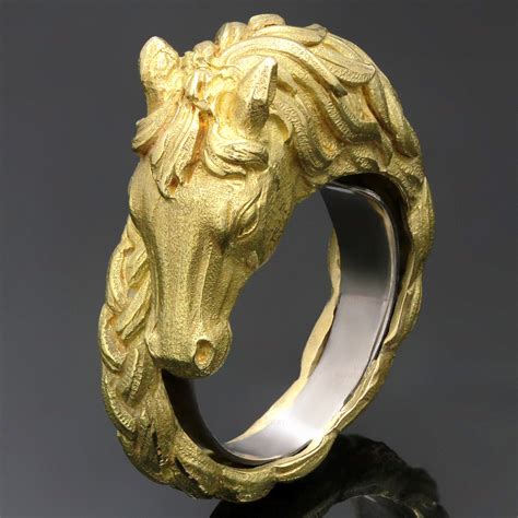 hermes horse ring|hermes horse head ring.